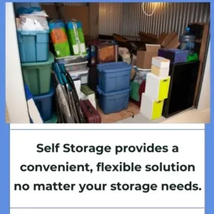 A storage unit provides a convenient, flexible solution no matter your storage needs.